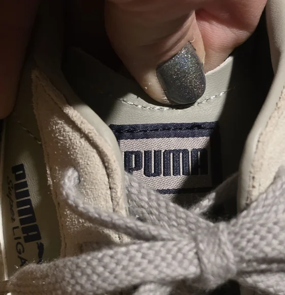 New PUMA 10.5 Super Liga Men's Gray Smooth/Suede Like Contrast Sneaker 356999-19 - Picture 11 of 13